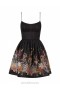 Black Wild Flowers Zimmermann Natura Ruched Mini Dress Dresses