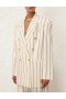 Navy/Cream Stripe Zimmermann Natura Relaxed Jacket Jackets & Coats