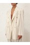 Navy/Cream Stripe Zimmermann Natura Relaxed Jacket Jackets & Coats