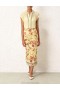 Yellow Hibiscus Zimmermann Matchmaker Diamante Skirt Skirts