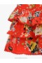 Red Floral Zimmermann Alight Tiered Halter Dress Kids Dresses