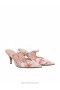Coral Hibiscus Zimmermann Aura Mule 65 Heels