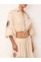 Beige Zimmermann Alight Draw Waist Shirt Shirt
