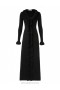Black Zimmermann Matchmaker V-Neck Ruffle Dress Dresses