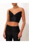 Black Zimmermann Matchmaker Bodice Top Tops