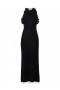 Black Zimmermann Matchmaker Ruffle Neck Midi Dresses