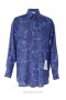 Blue Paisley Zimmermann Ottie Relaxed Shirt Shirt