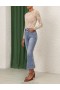 Poseidon Blue Zimmermann Cropped Flare Jean DenimShorts & Pants