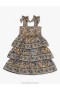 Spliced Zimmermann Junie Shirred Tiered Dress Kids Dresses
