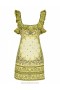 Yellow Bandana Zimmermann Matchmaker Frilled Mini Dresses