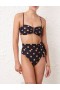 Navy/Beige Dot Zimmermann Separates Sculpt Wide Link Bra Separates Tops