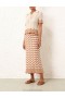 Tan/Cream Zimmermann Junie Textured Knit Skirt Skirts