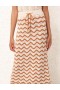 Tan/Cream Zimmermann Junie Textured Knit Skirt Skirts