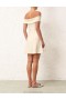 Cream Zimmermann Matchmaker Knit Panelled Mini Dresses