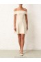 Cream Zimmermann Matchmaker Knit Panelled Mini Dresses