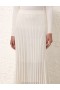 Parchment Zimmermann Pleated Midi Skirt Knitwear Skirts