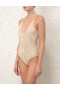 Parchment Zimmermann Scoop Neck Bodysuit Tops