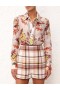 Ivory Tropical Floral Zimmermann Matchmaker Tropical Shirt Shirt