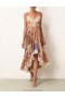 Spliced Zimmermann August Asymmetric Slip Dress Clothing