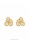 Gold/Pearl Zimmermann Bloom Large Studs Earrings