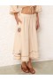 Beige Zimmermann Alight Swing Skirt Skirts