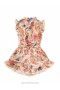 Cream Floral Zimmermann August Frill Playsuit Kids Playsuit