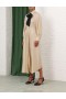 Cream Zimmermann Natura Draped Shirt Dress Dresses