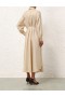 Cream Zimmermann Natura Draped Shirt Dress Dresses