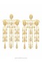 Gold Zimmermann Midnight Chandelier Earrings