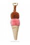 Natural Zimmermann Ice Cream Bag Charm Key Chains