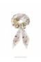 Ivory Wild Flowers Zimmermann Printed Silk Scrunchie Hair Accessories