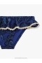 Blue Paisley Zimmermann Ottie Trim Frill Bikini Kids Swimwear