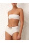 Ivory Texture Zimmermann Alight Textured Boyleg Bikini Bikinis
