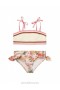 Cream Floral Zimmermann August Knit Bandeau Bikini Kids Bikini