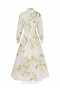 Ivory Magnolia Zimmermann Harmony Draped Shirt Dress Dresses