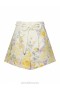Citrus Garden Print Zimmermann Harmony High Waisted Short Shorts & Pants