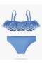 Blue Zimmermann Junie Embroidery Frill Bikini Kids One Piece