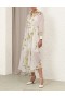 Ivory Magnolia Zimmermann Harmony Draped Shirt Dress Dresses