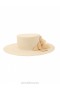 Natural Zimmermann Orchid Boater Hats