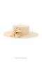 Natural Zimmermann Orchid Boater Hats