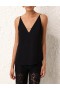 Black Zimmermann Chain Tank Tops