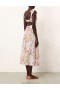 Kaleidoscope Garden Zimmermann Harmony Tie Shoulder Midi Dresses