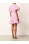 Pink Zimmermann Pleated Mini Dress Dresses