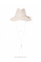 Natural Zimmermann Glazed Straw Collapsible Hat Hats