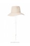 Natural Zimmermann Glazed Straw Collapsible Hat Hats