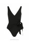 Black Zimmermann Separates Sculpt Wrap Tie 1PC Separates One Piece