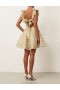 Citrus Garden Print Zimmermann Harmony Frilled Mini Dresses
