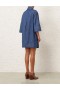 Railway Blue Zimmermann Denim Tunic Dress Dresses