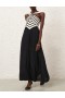 Chevron Zimmermann Natura Halter Neck Midi Dress Dresses