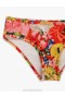 Red Floral Zimmermann Alight Crochet Wave Bikini Kids Bikini